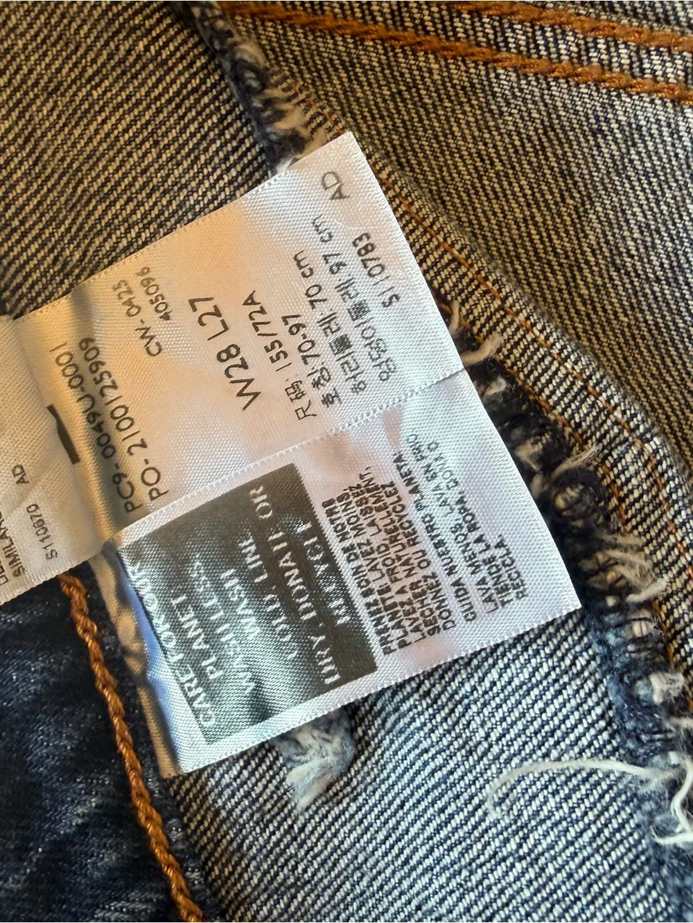 NWT Levi’s Ribcage Straight Ankle High Rise Jeans Dark Wash 28x27